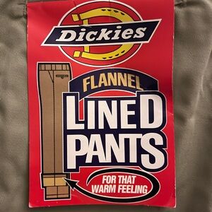 Vintage NOS Dickies Flannel Lined Pants
With Original Tags!